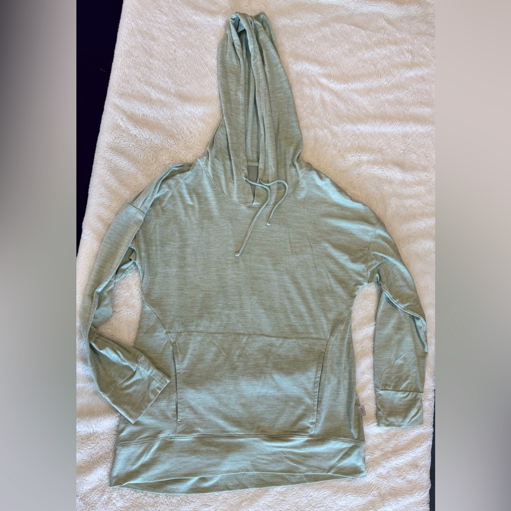 Sea Glass Green Thin Stretchy Hoodie